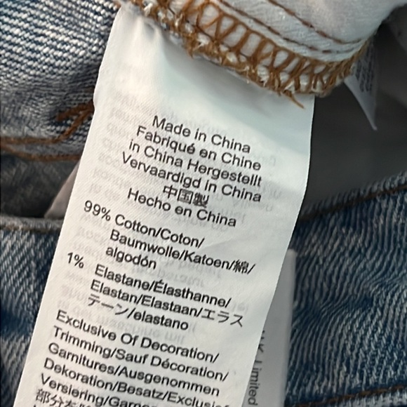 Madewell Classic Straight Jeans in Corrie Wash: Step-Hem Edition SZ 25 - Picture 5 of 9